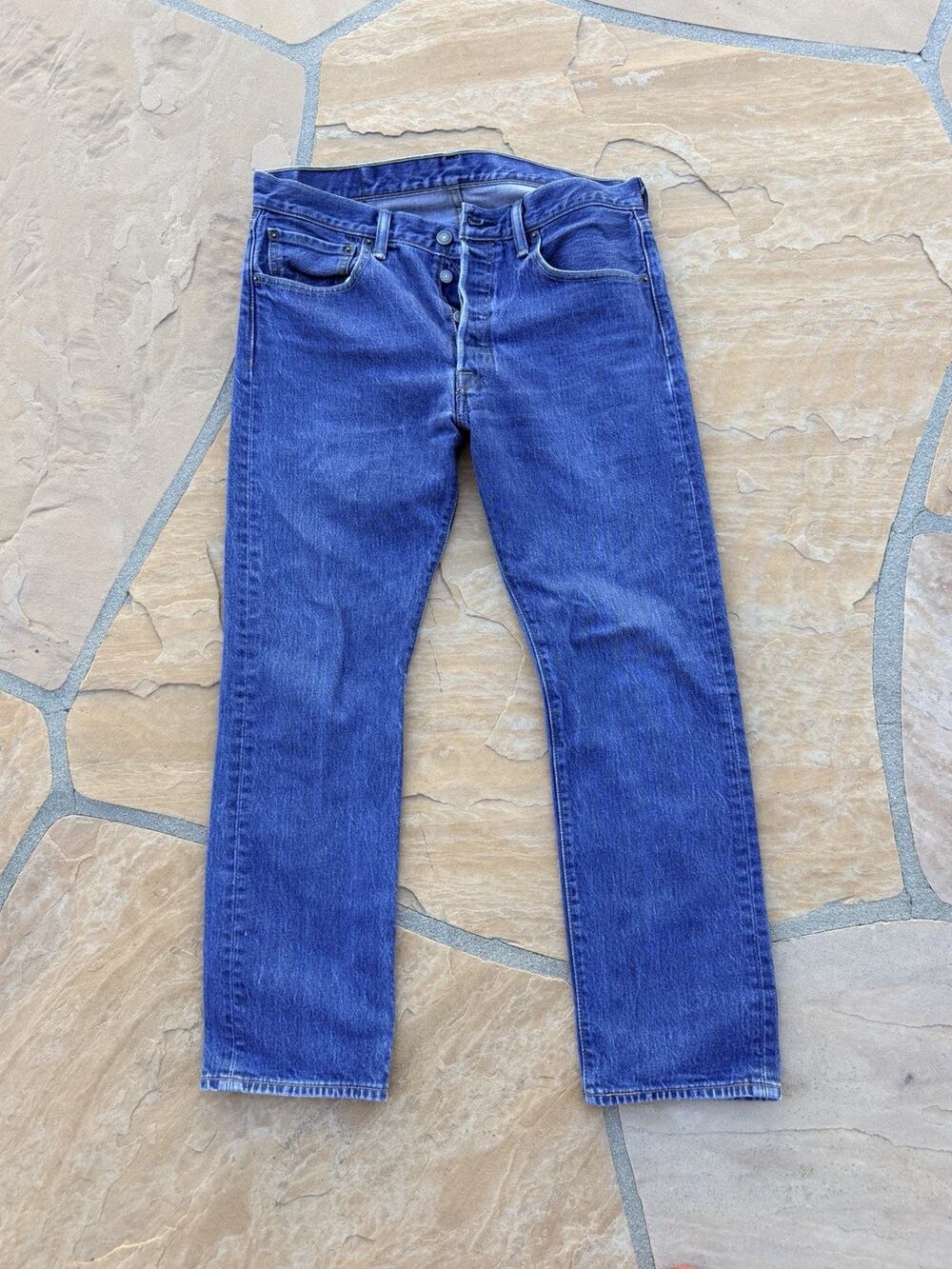 Men's 33x30 Levi Strauss Signature Gold Levis Dark Blue Wash S40196 RG